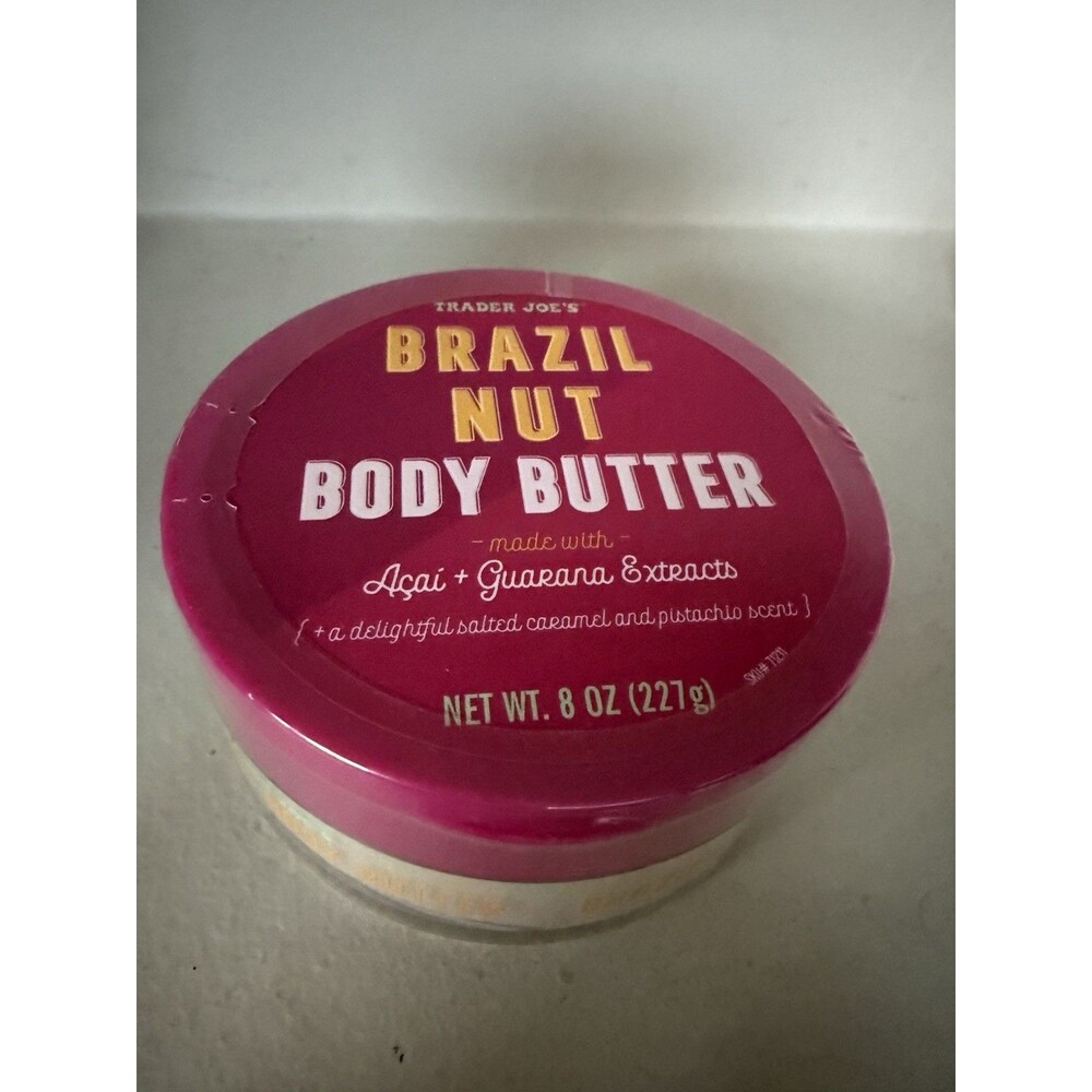 NEW Trader Joe's Brazil Nut Body Butter 8 oz 71211